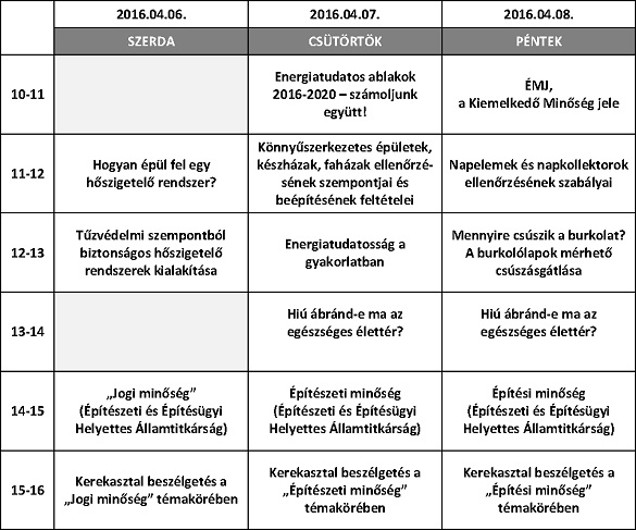 ÉMI Construma 2016 program