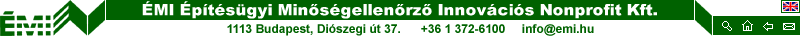 ÉMI Építésügyi Minőségellenőrző Innovációs Nonprofit Kft.